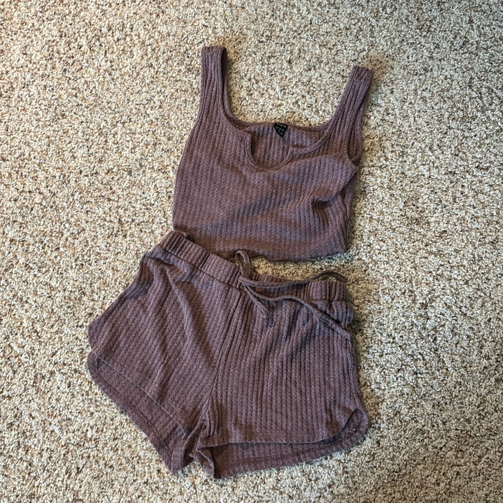 muted purple sleep set